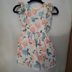 Floral print dress 12month size Girl